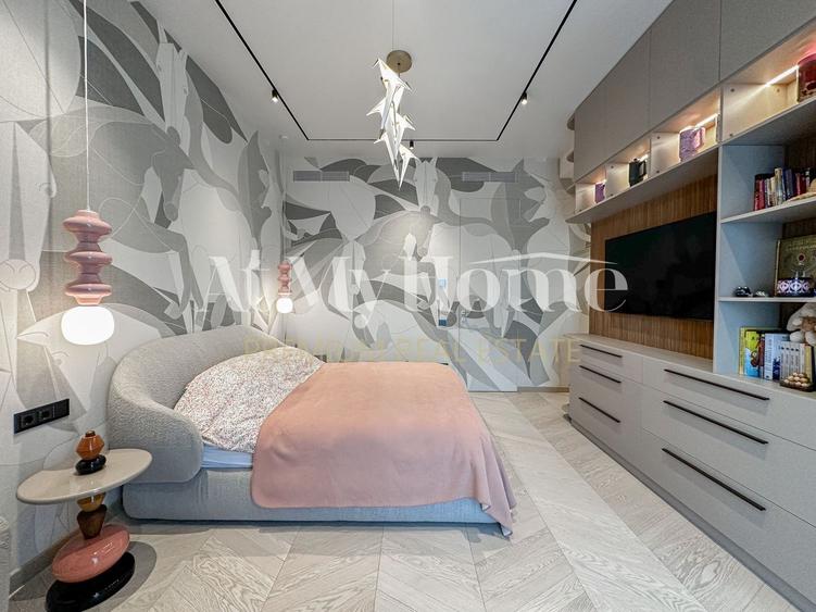 Penthouse cu 5 camere decomandat, mobilat în Băneasa
