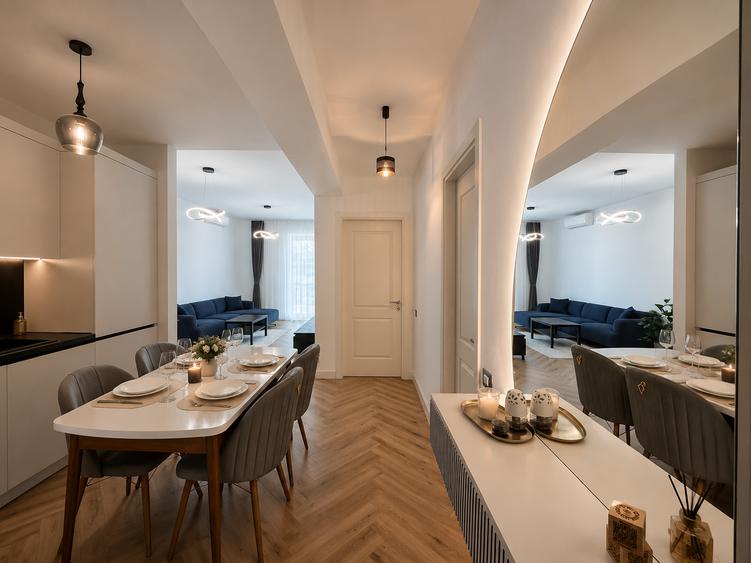 Apartament cu 2 camere semidecomandat în Pipera