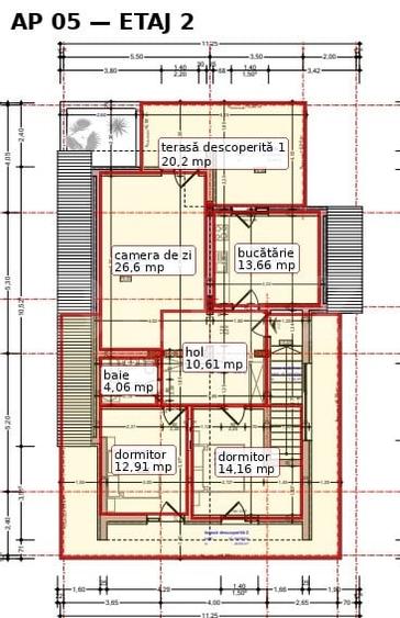 Apartament cu 3 camere decomandat în Est