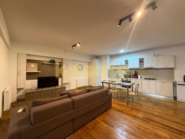 Apartament cu 2 camere semidecomandat, mobilat în Barbu Văcărescu