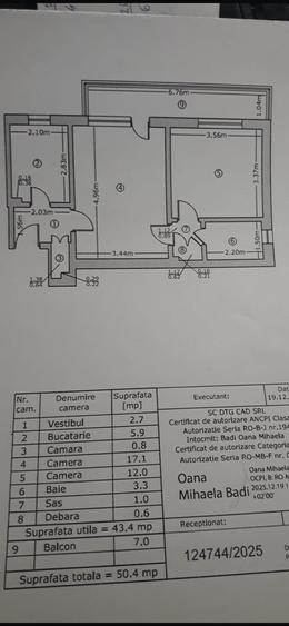 Apartament cu 2 camere semidecomandat în Brâncoveanu