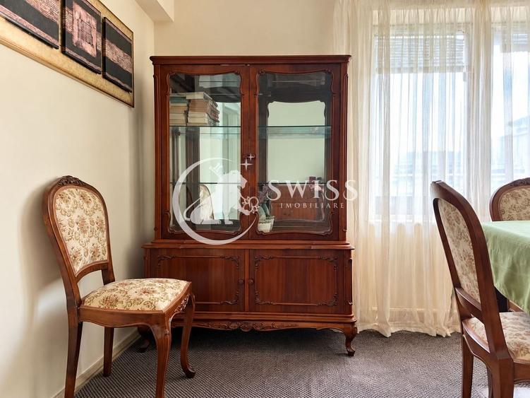 Apartament cu 2 camere semidecomandat, mobilat în Central