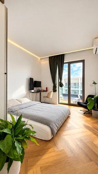 Penthouse cu 3 camere decomandat, mobilat în Pipera