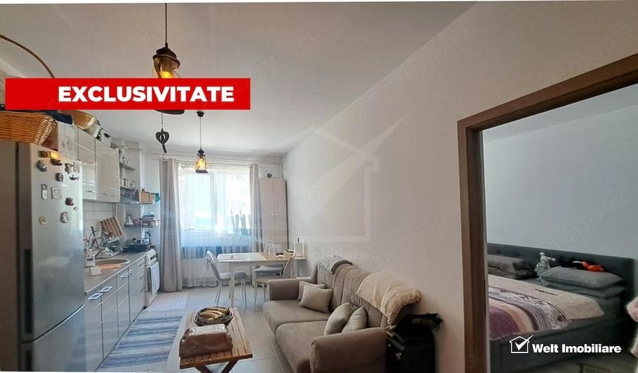Apartament cu 2 camere semidecomandat în Baciu