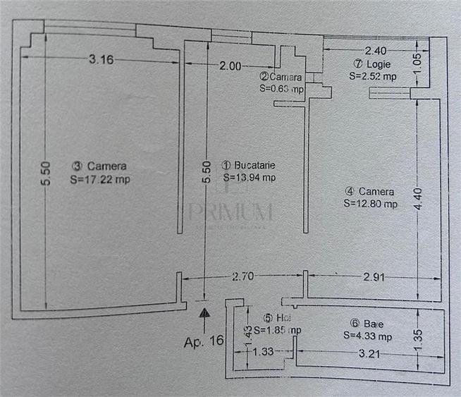 Apartament cu 2 camere decomandat, mobilat în Girocului