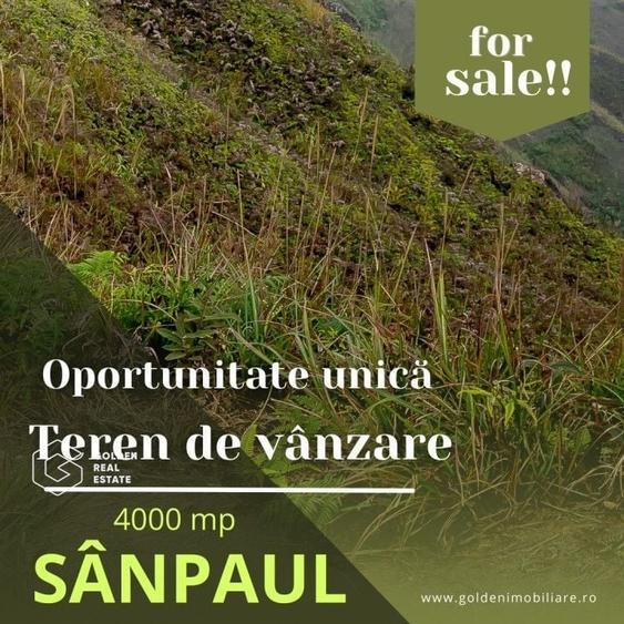 Teren Construcții intravilan de 4000 mp, în Sânpaul