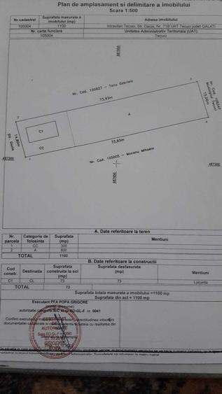 Casă cu 3 camere în Central