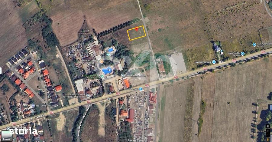 Teren intravilan 1.589 mp in Priseaca Langa Complex Daso Cado | Op - 2