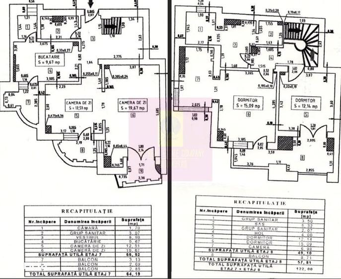 Apartament cu 4 camere decomandat în Unirii