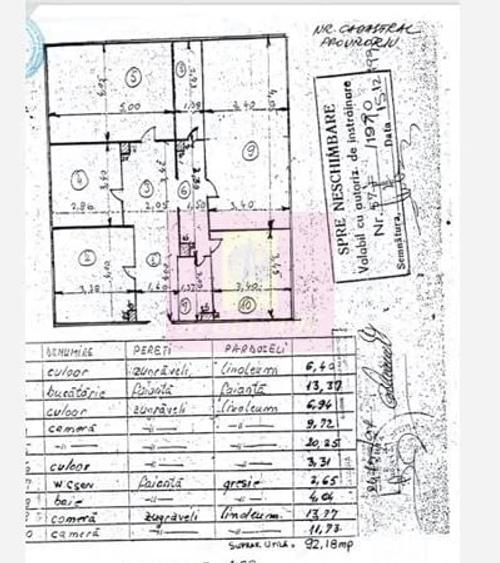 Apartament cu 4 camere decomandat în Vitan
