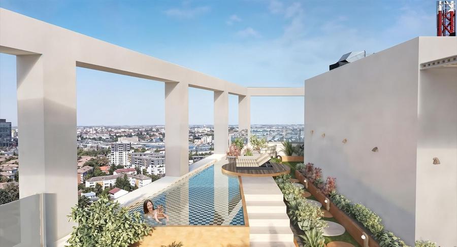 Penthouse cu 5 camere decomandat în Take Ionescu