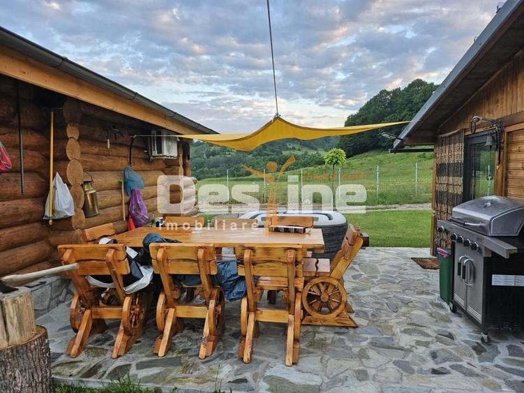 Casă individuală cu 2 camere cu Teren 1500 Mp în Trestioara