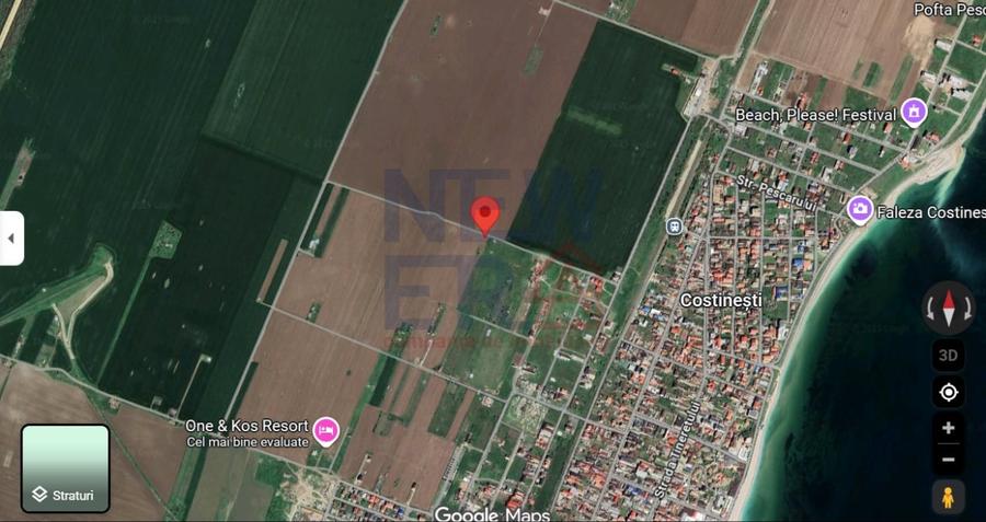 Teren Construcții intravilan de 5000 mp, în Costinești
