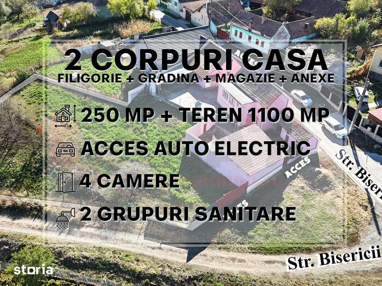 Casă cu 4 camere cu Teren 1456 Mp în Slimnic