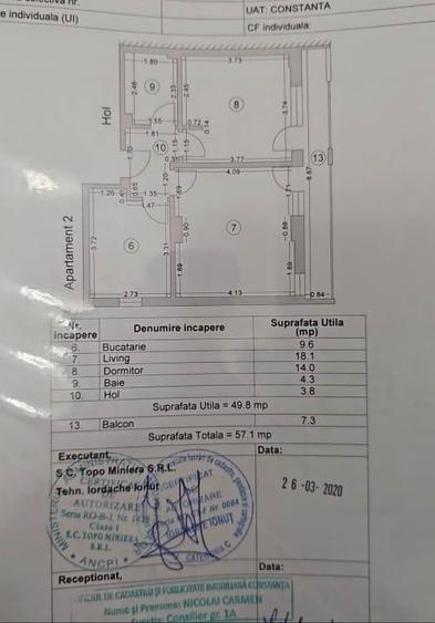 Apartament cu 2 camere decomandat, mobilat în Primo