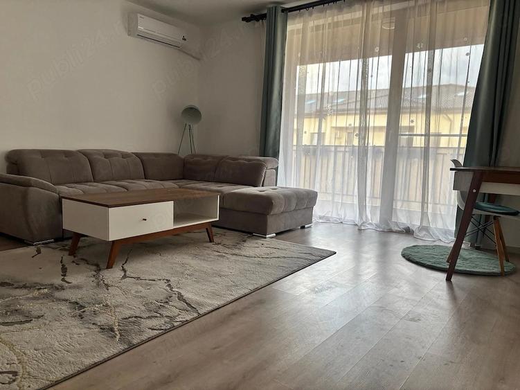 Apartament cu 2 camere semidecomandat, mobilat în Giroc