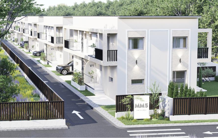 Duplex cu 4 camere cu Canalizare în Bucov