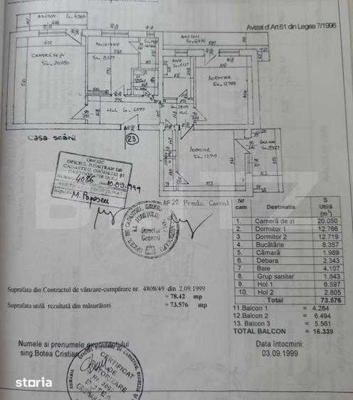 Apartament cu 3 camere decomandat în Craiovița Nouă