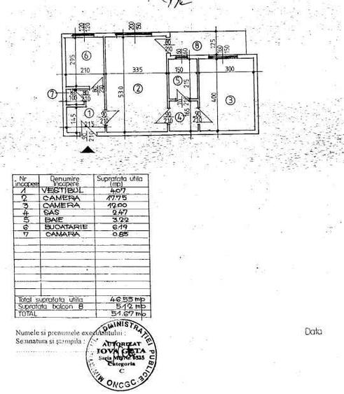 Apartament cu 2 camere decomandat în Uverturii