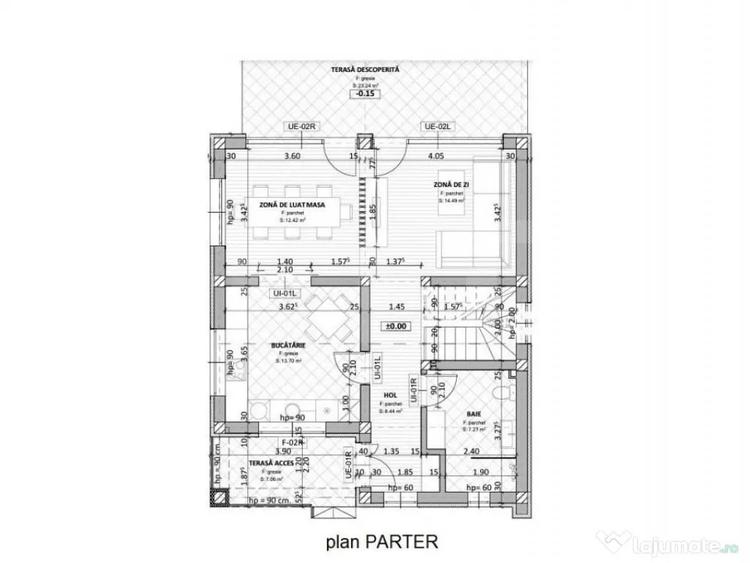 Duplex cu C.F. design contemporan, ansamblu privat, zona Aer - 10