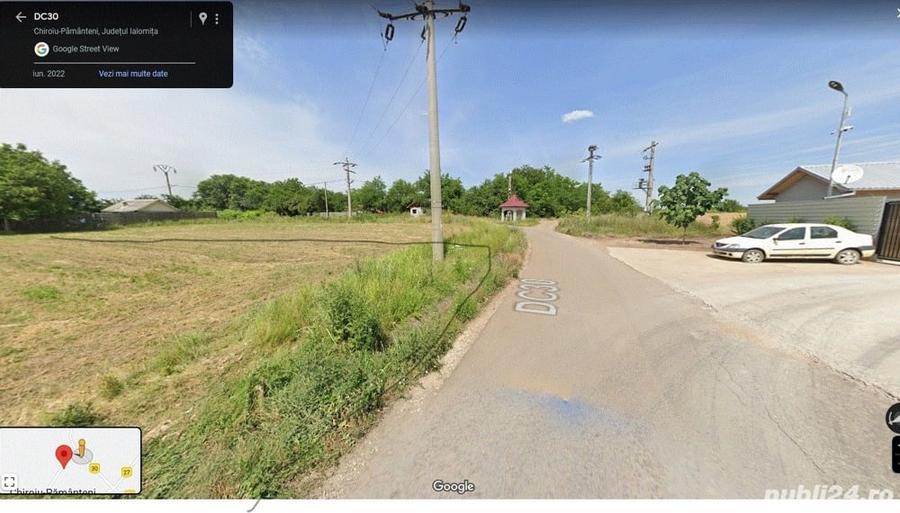 Teren de 2950 mp, în Chiroiu-Pământeni