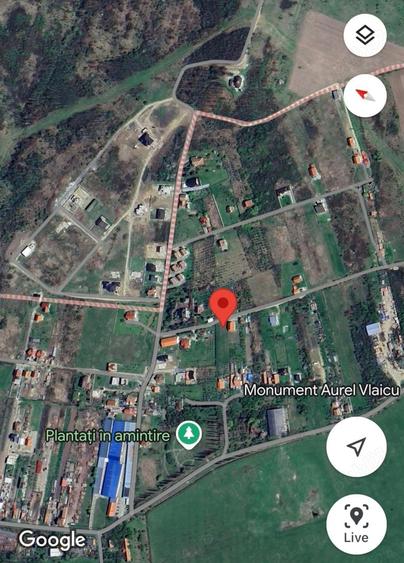 Teren de 500 mp, în Exterior Vest