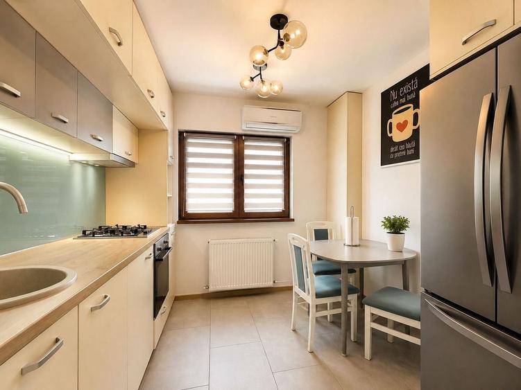 Apartament cu 2 camere semidecomandat, mobilat în Ștefan cel Mare