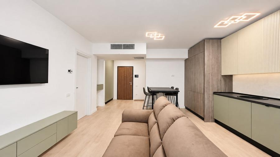 Apartament cu 2 camere, mobilat în Pipera