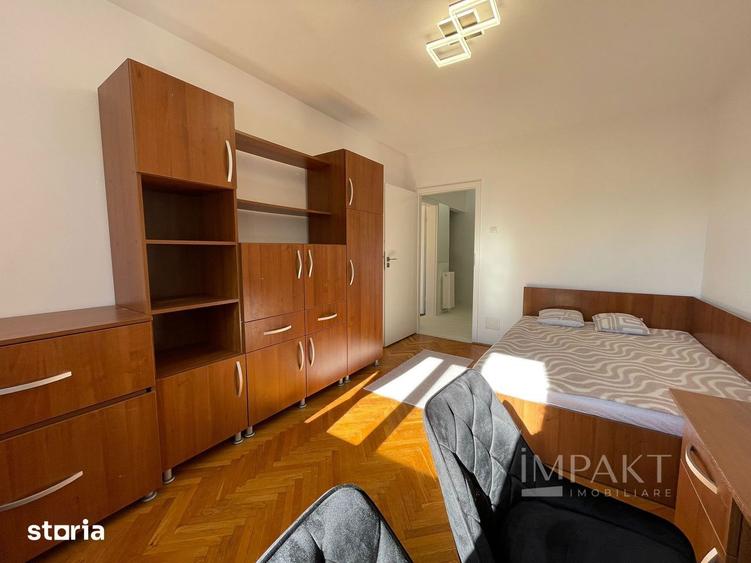 Apartament cu 3 camere decomandat, mobilat în Plopilor