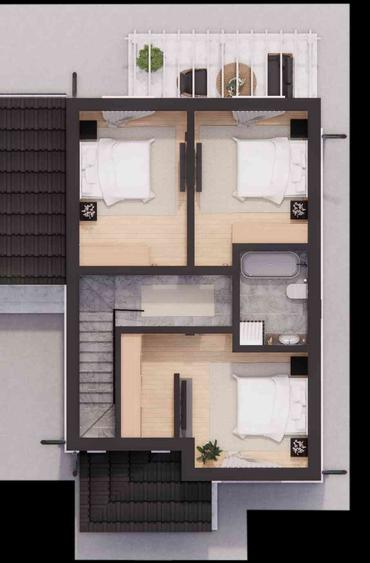 Casa P+E 4 camere 2 bai finalizare August 2026 toate utilitatile-Horpaz 170.000 E Tva inclus - 5