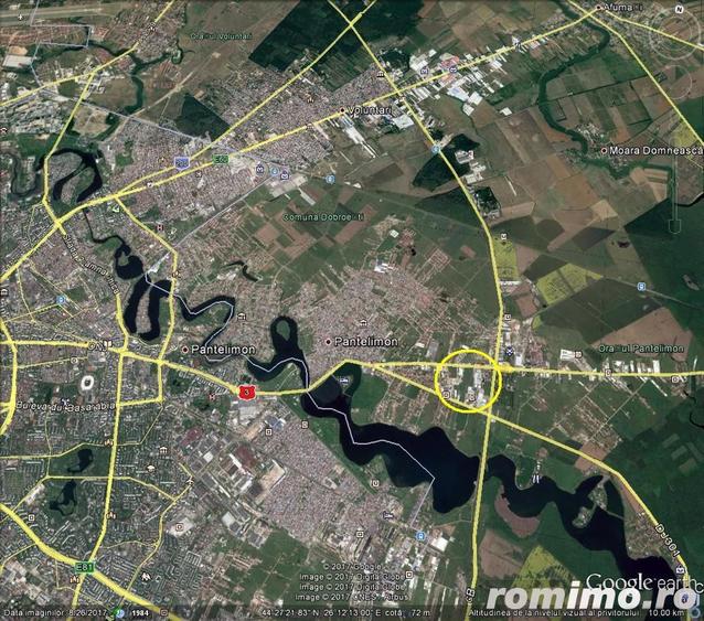 Teren de 46400 mp, în Est