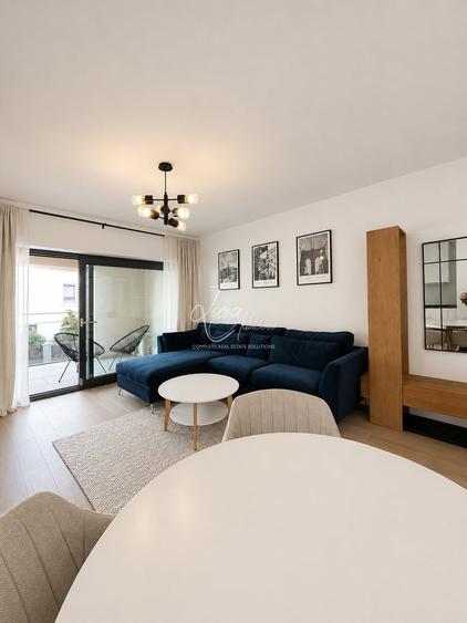 Apartament cu 2 camere semidecomandat, mobilat în Aviației
