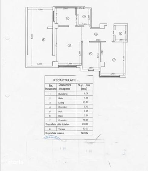 Newton Residence Tatarasi-3 camere,2bai, terasa,PARCARE! - 6