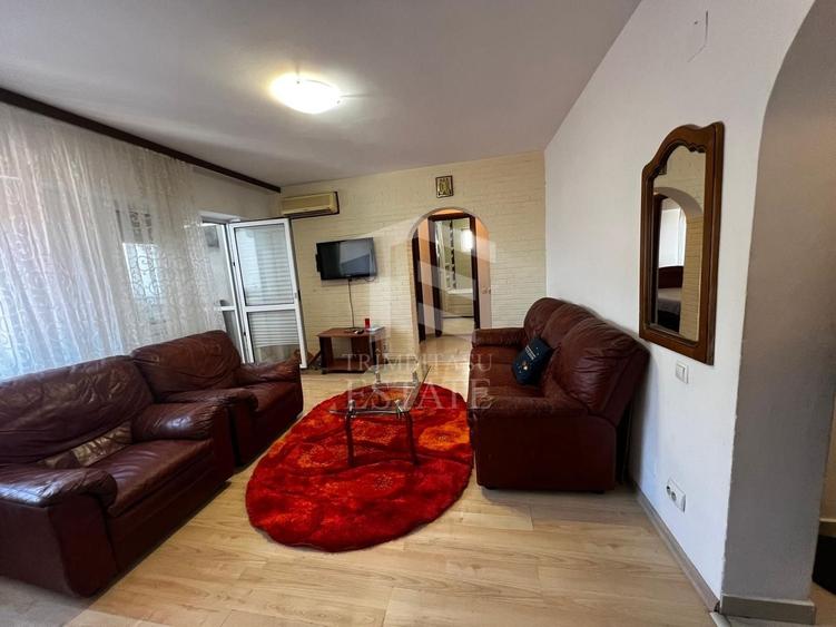 Apartament cu 3 camere circular, mobilat în Pantelimon