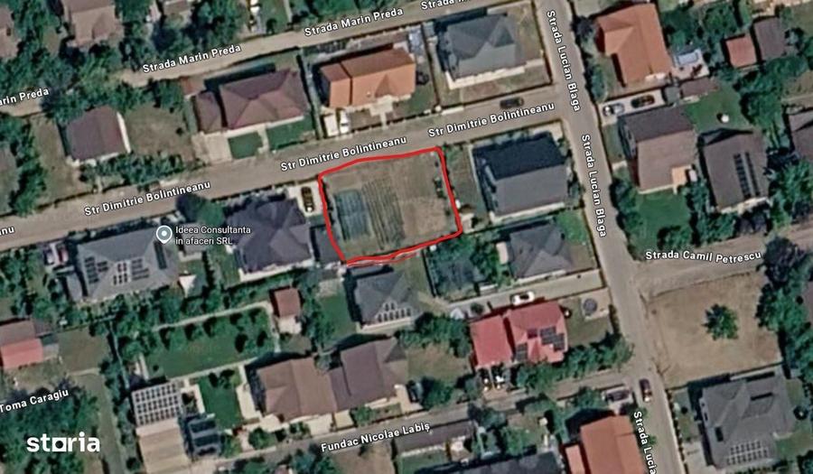 Teren de 453 mp, în Valea Lupului
