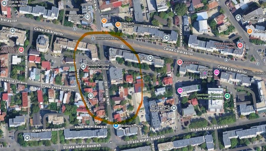 Apartament cu 3 camere semidecomandat în Calea Călărașilor