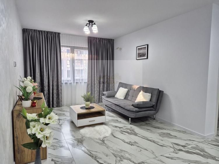 Apartament cu 2 camere semidecomandat, mobilat în Bună Ziua