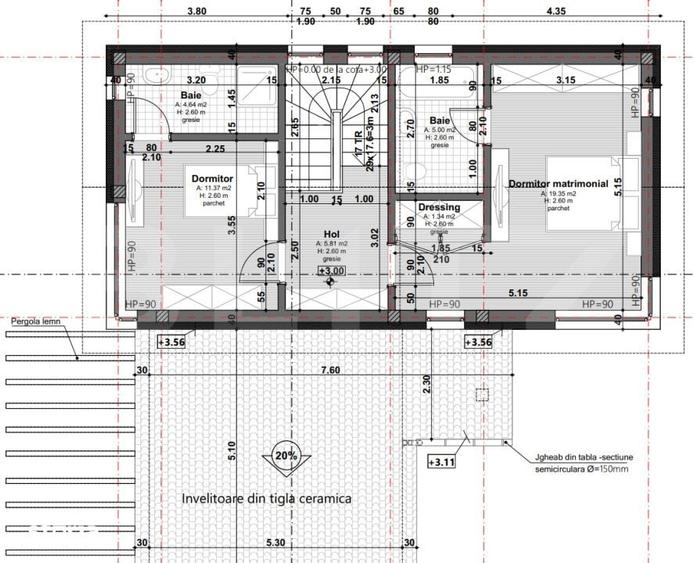 Casa moderna si luminoasa, cu spatii vitrate generoase, 610mp teren, 1 - 12