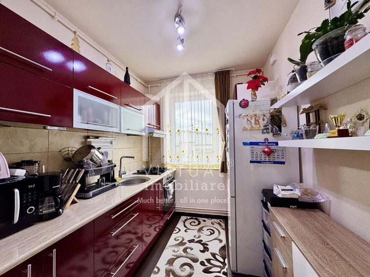 Apartament cu 2 camere decomandat, mobilat în Central