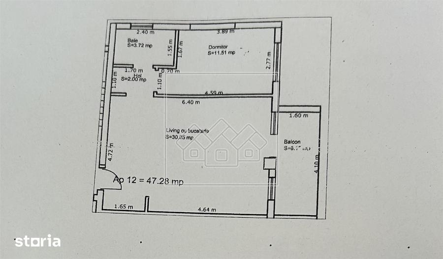 Apartament cu 2 camere în Central