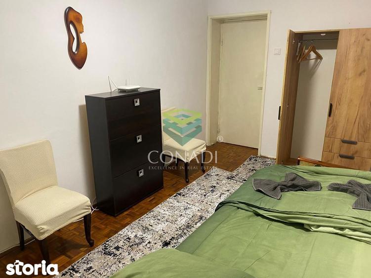 Apartament cu 3 camere, mobilat în Central
