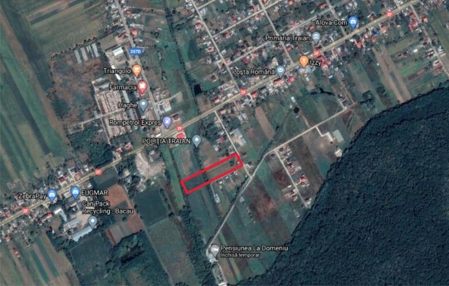 Teren de 10000 mp, în Traian