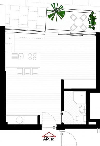 Apartament cu 2 camere decomandat în P-ța Muncii