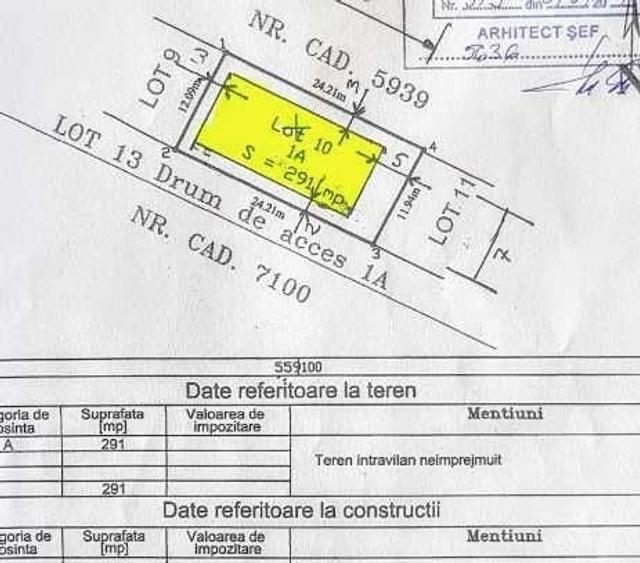 Teren 291 mp Aparatorii Patriei | Drumul Jilavei | P+2+M | POT 45% | intre case - 2