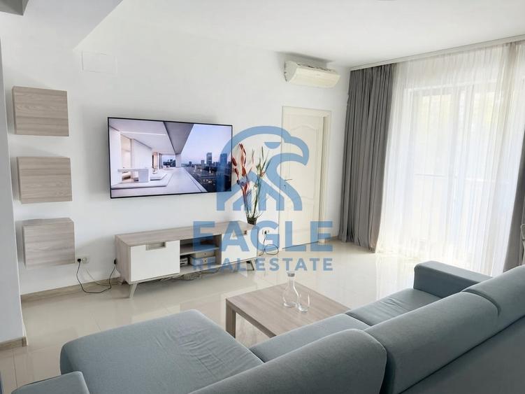 Apartament cu 2 camere nedecomandat, mobilat în City Park Mall