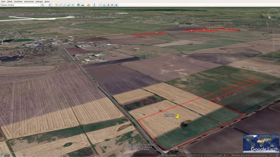 Teren de 50000 mp, în Săcălaz