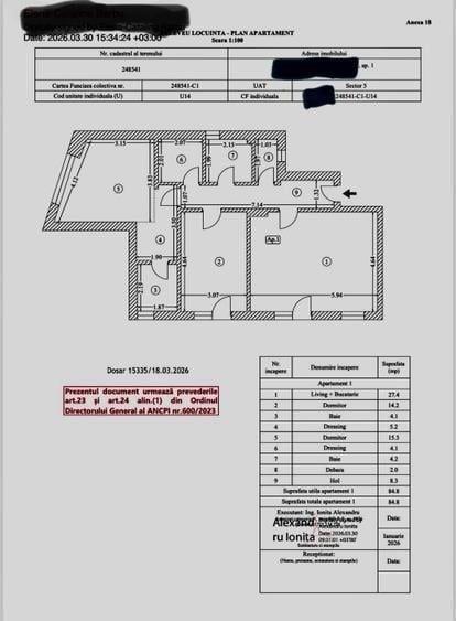 Apartament premium 3 camere, parter, 2 băi, parcare subterană, Marriot - 13