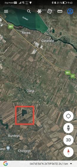 Teren de 200000 mp, în Oarja