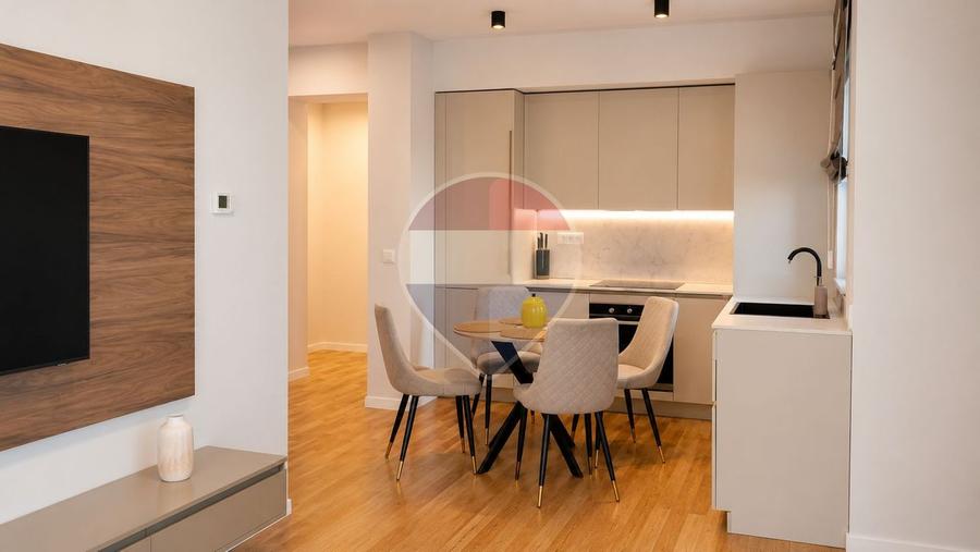 Apartament cu 2 camere decomandat, mobilat în Băneasa