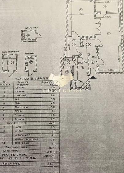 Apartament cu 2 camere semidecomandat în Cișmigiu